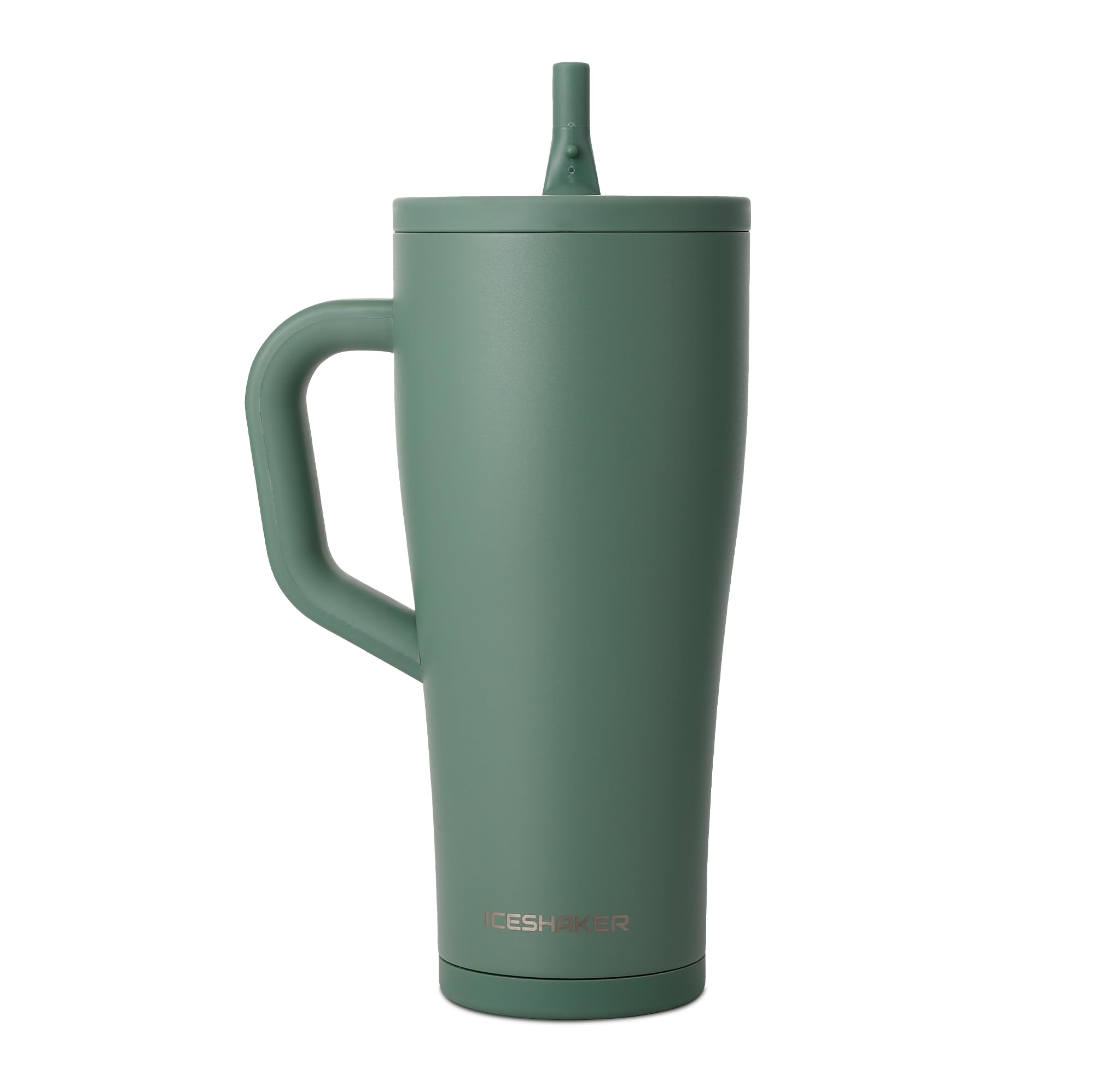 Ice Shaker 40 oz Tumbler with Handle and Straw | 40oz Show Girl | Cold for 30+ Hours | 2-in-1 Tumbler Shaker Bottle | Odor-Free 