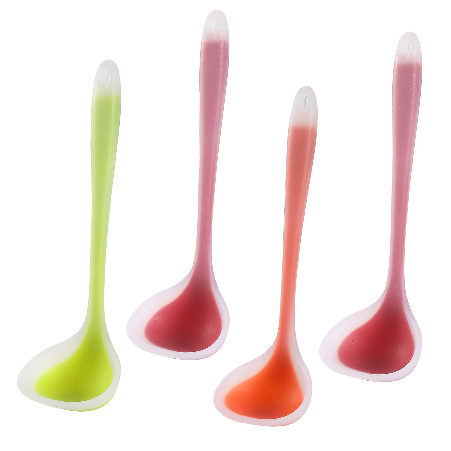 Silicone Small Silicone Ladles, Mini Gravy Ladles, Heat-Resistant Sauce Ladles For Serving Or Cooking, Bpa Free