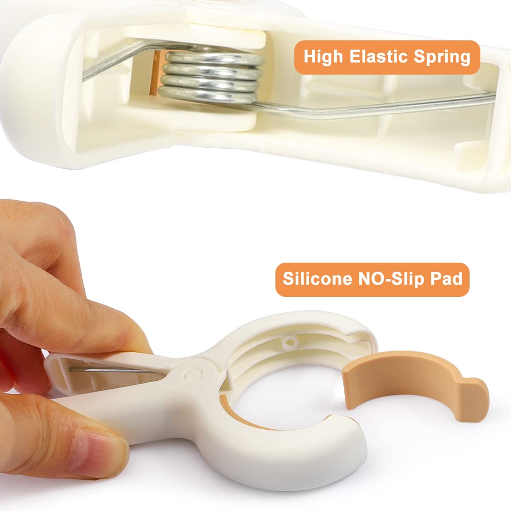 Pamiso 9 Pcs Beach Chairs Towel Clips,Quilt Drying Clip, Plastic Clothespins, Strong Grip Holder To Dry Laundry On Clothesline A