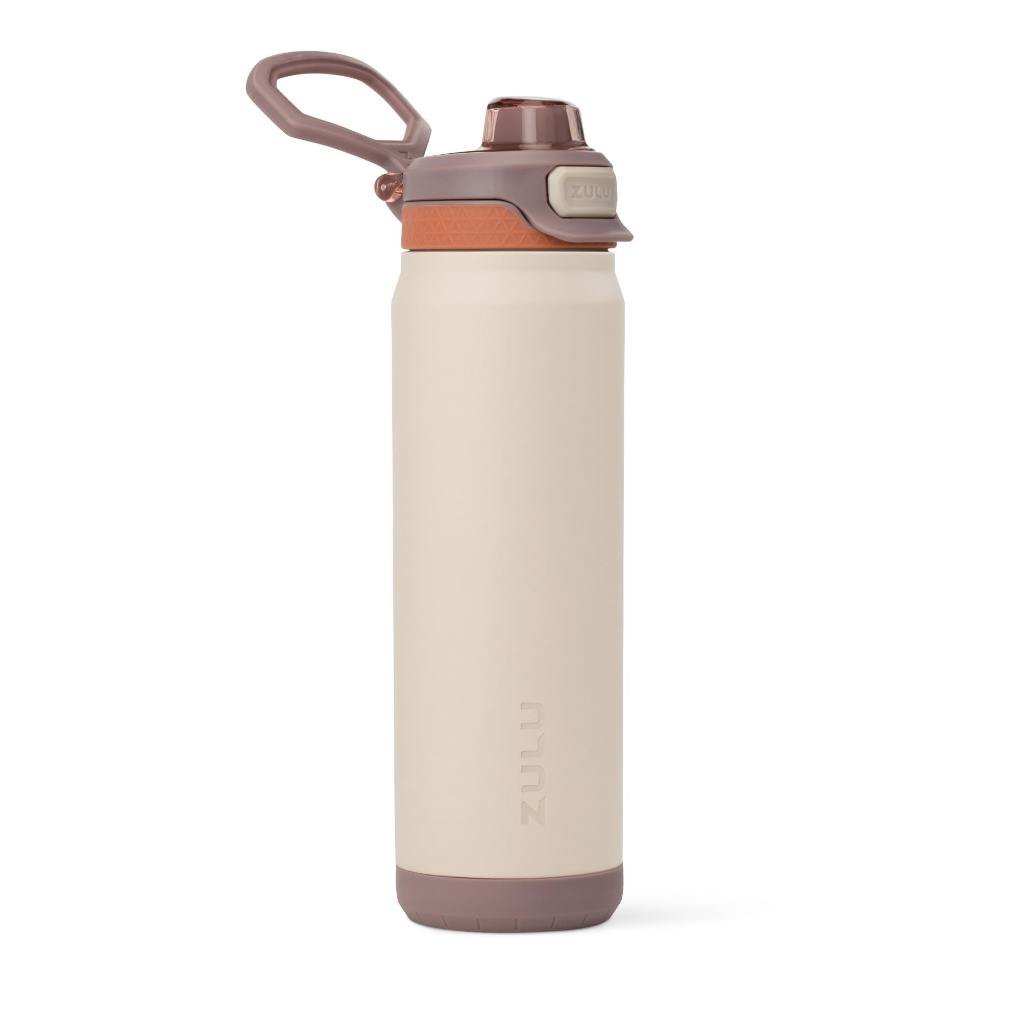 ZULU Powerfill Pro 24oz Stainless Steel Water Bottle with Quick Fill Lid, Triple Walled Vacuum Insulated Metal, Leak Proof Locki