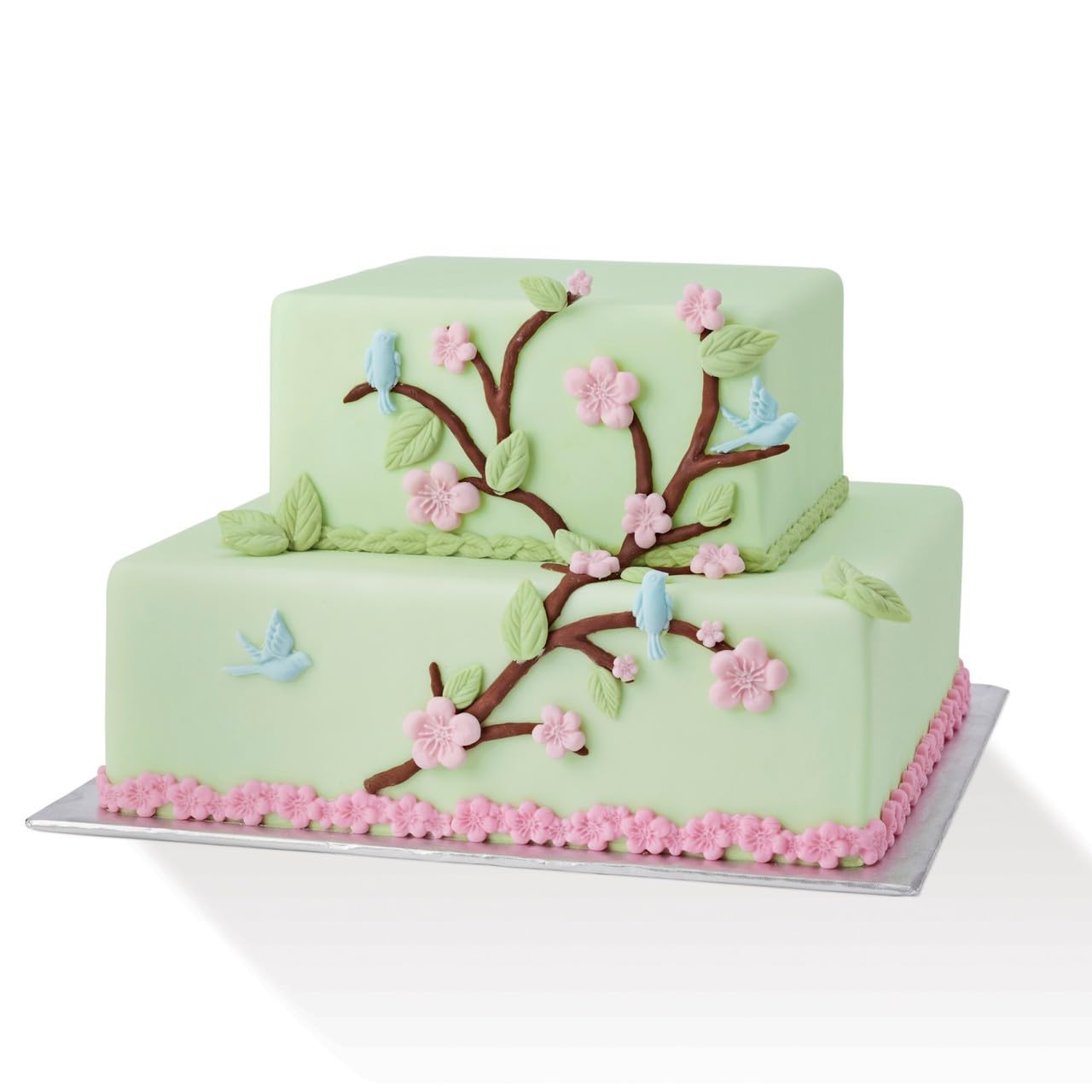Wilton Silicone Nature Designs Fondant And Gum Paste Mold - Cake Decorating Supplies, Green