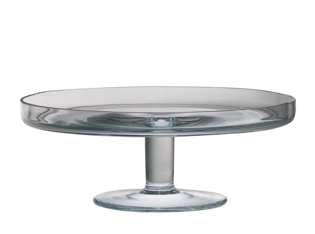 Majestic Gifts European Handmade Cake Plate, Large, Clear