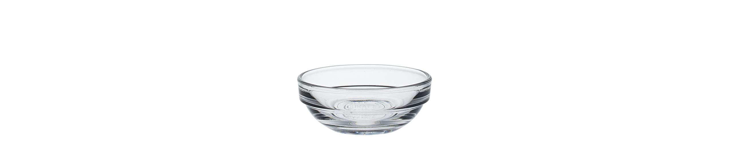 Duralex Made In France Lys Stackable Glass Bowl (Set Of 4), 1 Oz., 2.3 Inches, Clear