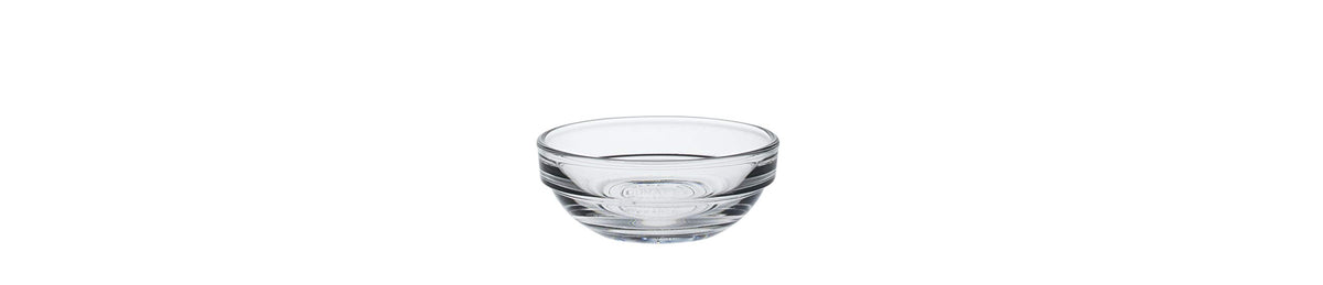 Duralex Made In France Lys Stackable Glass Bowl (Set Of 4), 1 Oz., 2.3 Inches, Clear