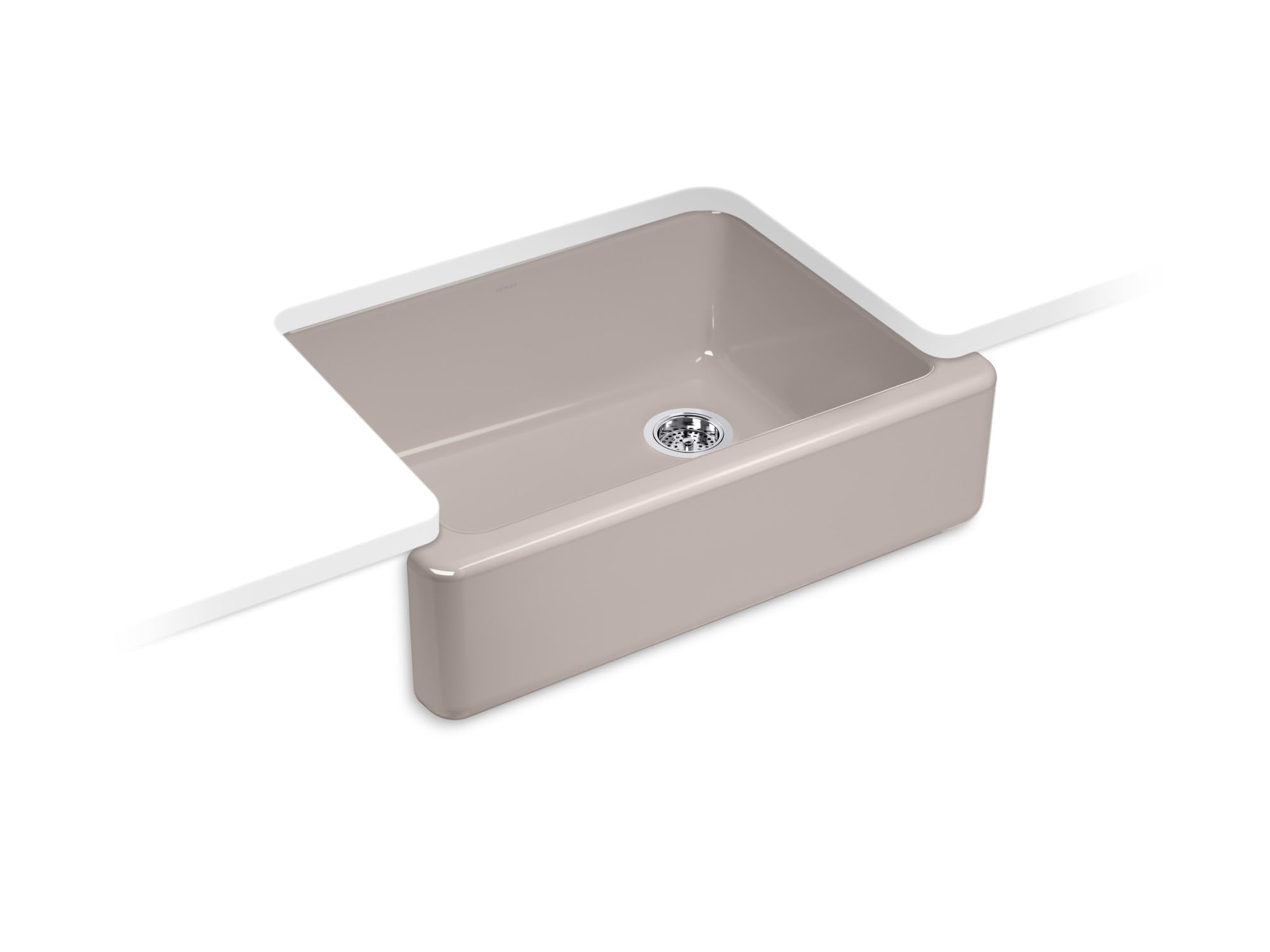 KOHLER Whitehaven 29.75 in. Undermount Single-Bowl Farmhouse Kitchen Sink