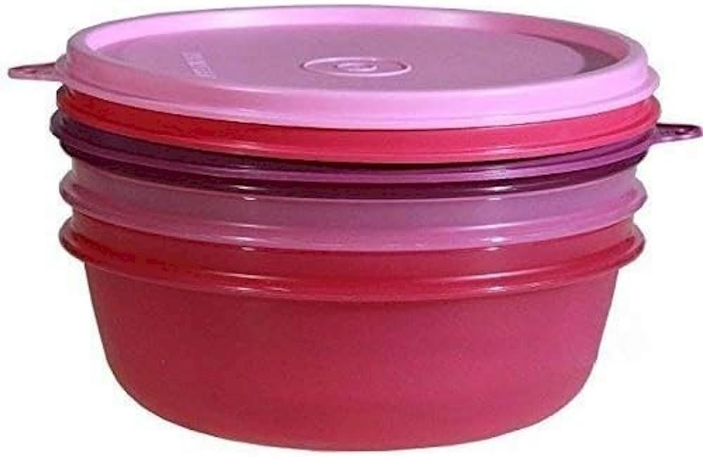 Tupperware Leftover Bowl Set Storage Food Containers (600Ml X 3Pcs)