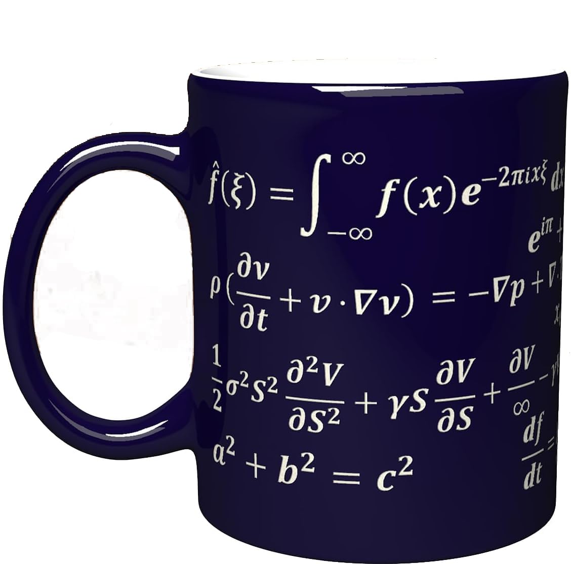 NM NEXTMUG Engraved Math Mug  Featuring Famous Mathematical Formulas  Funny Gap Gift Ceramic Coffee Cup for Mathematics Physic