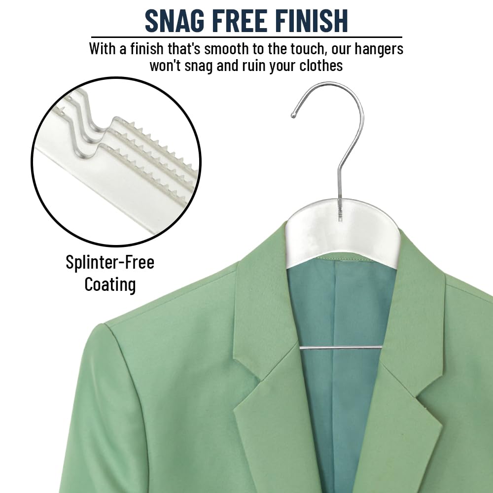 All Hung Up Hangers Slim Plastic Hangers With Clips, Clothes Hangers, Thin Plastic Hangers, Color Plastic Hangers, Blouse Hanger