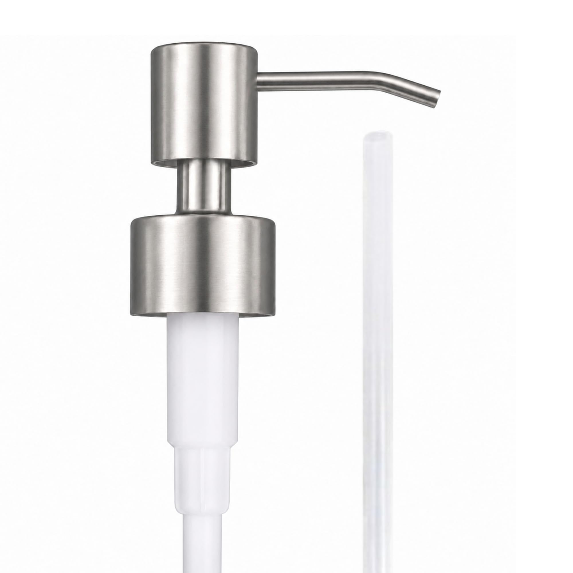 Top Home Store Replacement Soap Pumps for Bottles, Brushed Nickel, 1Pack