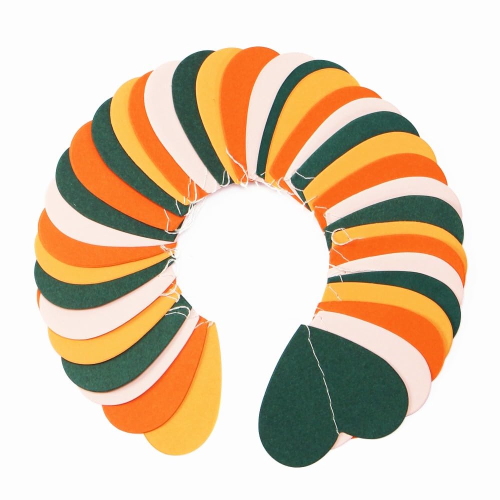 Pink Green Orange Party-Decorations Heart-Garland - 52ft Little Cutie Baby Shower Hanging Decoration Streamers Banner,Wedding Br