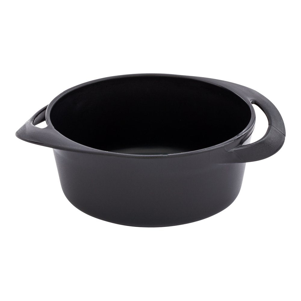 Restaurantware 3 Ounce Mini Serving Dishes 100 Disposable Mini Appetizer Dishes - Built-In Handles Rectangle Black Plastic Mini