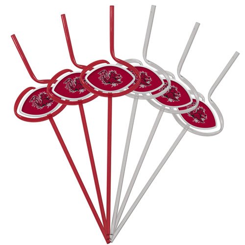 Ncaa South Carolina Fighting Gamecocks Six Pack Team Sip Sport Straws