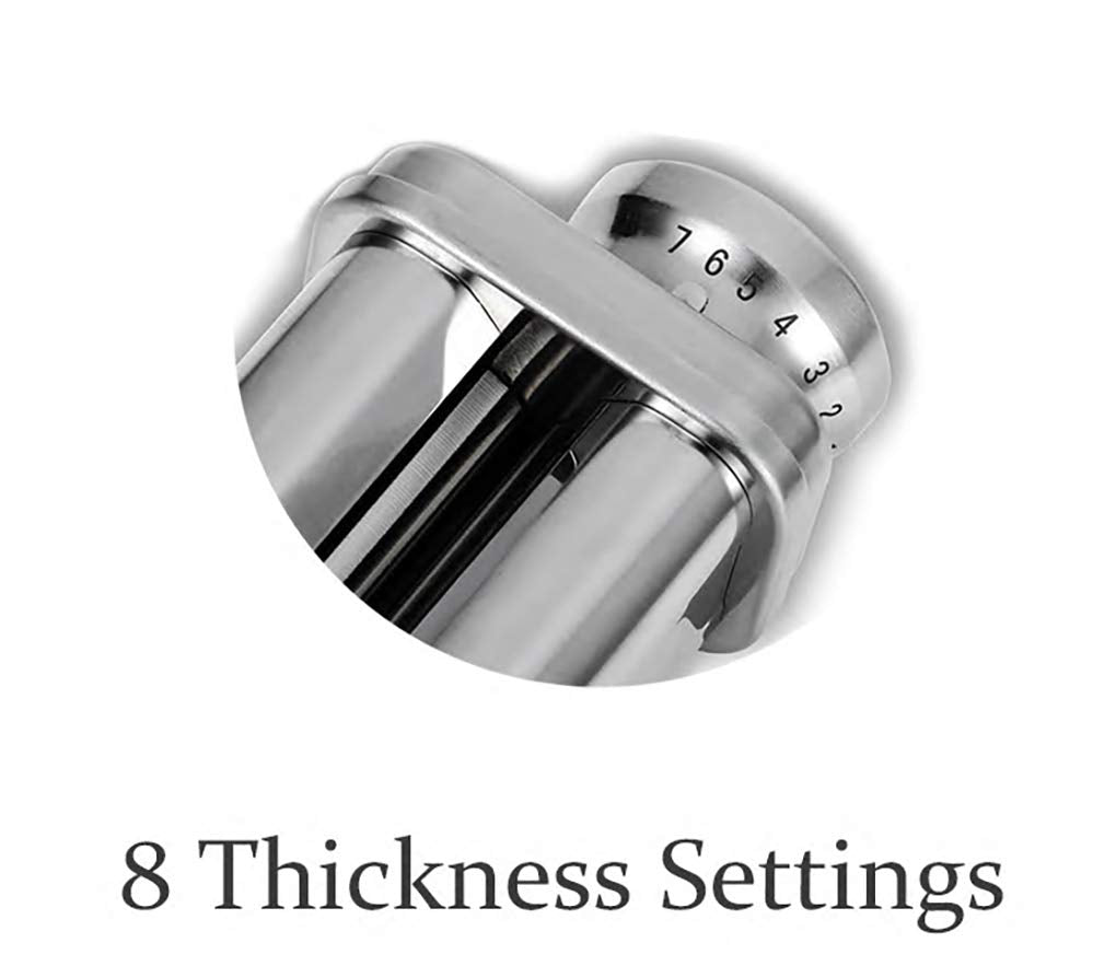 Pasta Roller Sheet Attachment For Kitchenaid Stand Mixer, Stainless Steel Pasta Maker Accessory Machine