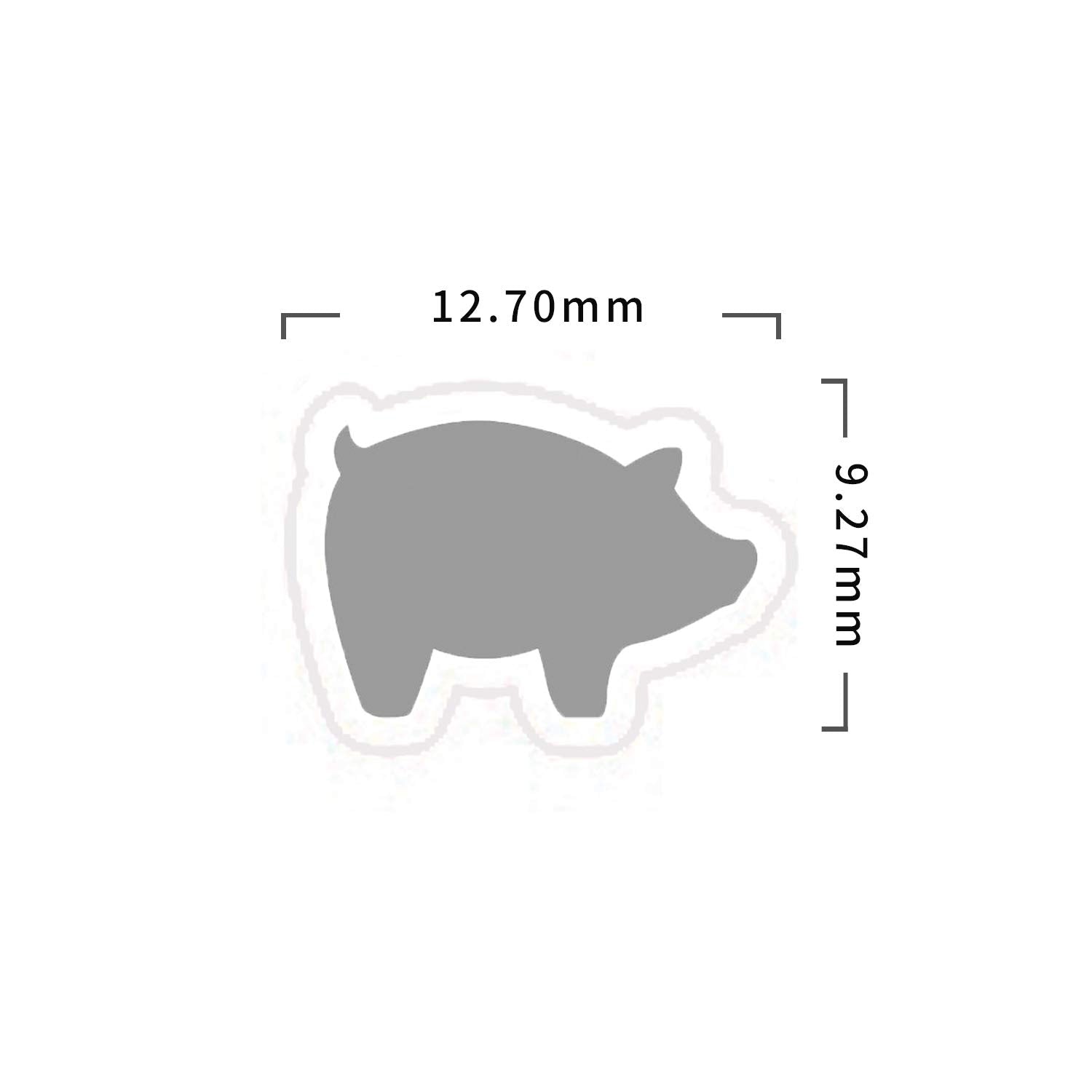 50 Wedding Meal Stickers For Place Cards - Place Card Menu Choices - Wedding Meal Choice Stickers (Silver, Pork)