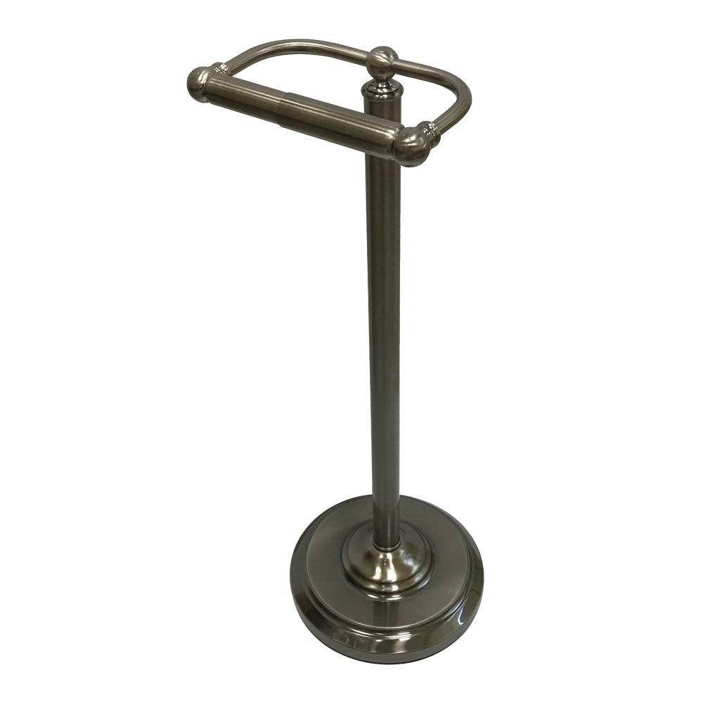 Kingston Brass CC2004 Vintage Freestanding Toilet Paper Holder  Black Stainless