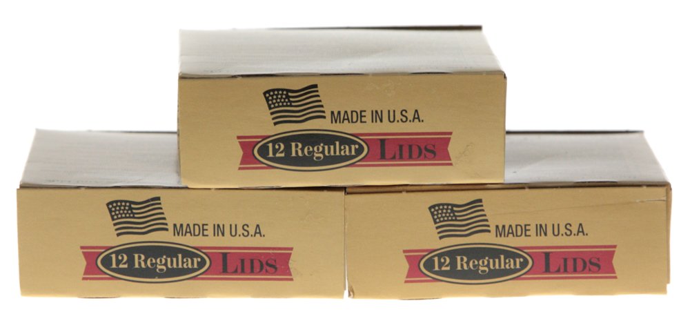 Golden Harvest Regular Canning Lids 3 Packs Of 12 (36 Total Lids)