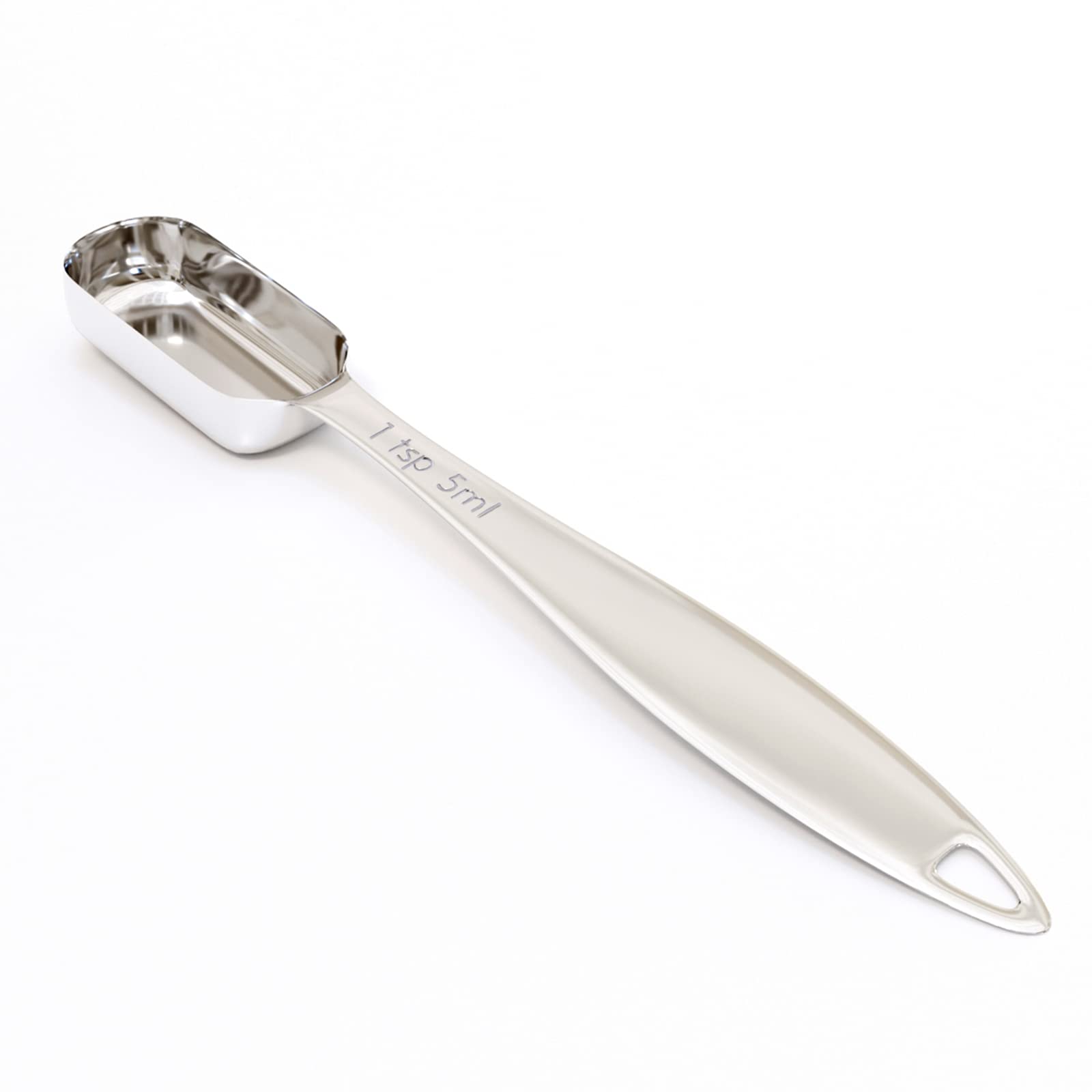 Beryler 1Pcs 1Teaspoon (1/3Tbsp, 5Ml) Single Measuring Spoon, Individual Stainless Steel Long Handle Measure Tablespoon Only