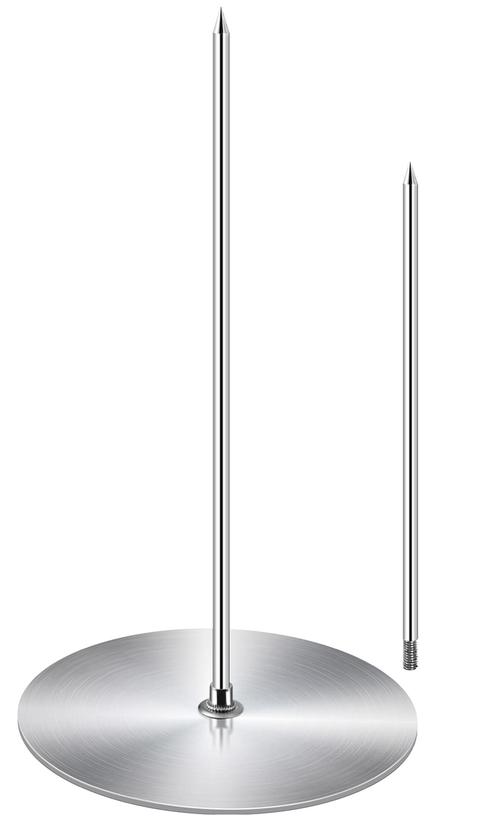 Vertical Skewer Grill - Stainless Removable Vertical Brazilian Barbecue Grilling Rack Meat Spit - Perfect For Steak, Whole Chick