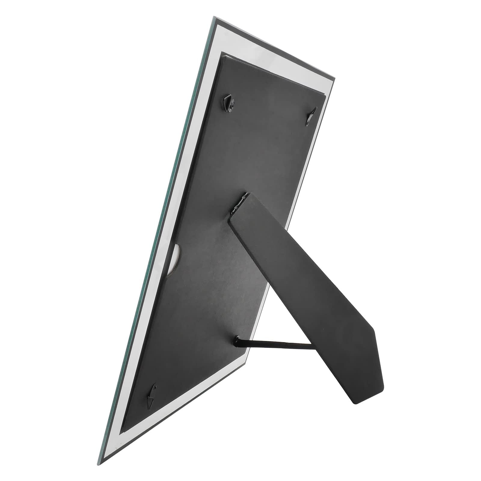 SIMONS SHOP 4 Pack Picture Frames 8.5 x 11 Frames for Certificates and Awards 8 1/2 x 11 Wall and Tabletop Frame Set, Clear wit