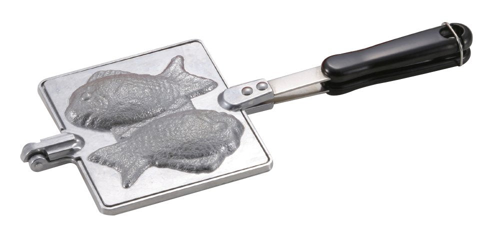 Parukinzoku Japanese Taiyaki Fish Shaped Cake Maker, Pearl Metal