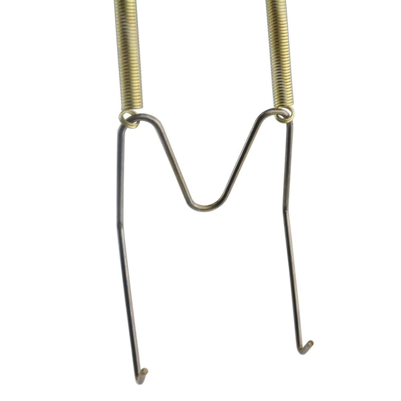 Tihood 10Pcs 8    Invisible Wall Plate Hanger/Tray Display Hanger Brass Coated Holds 7.5'' To 8.8'' Plates