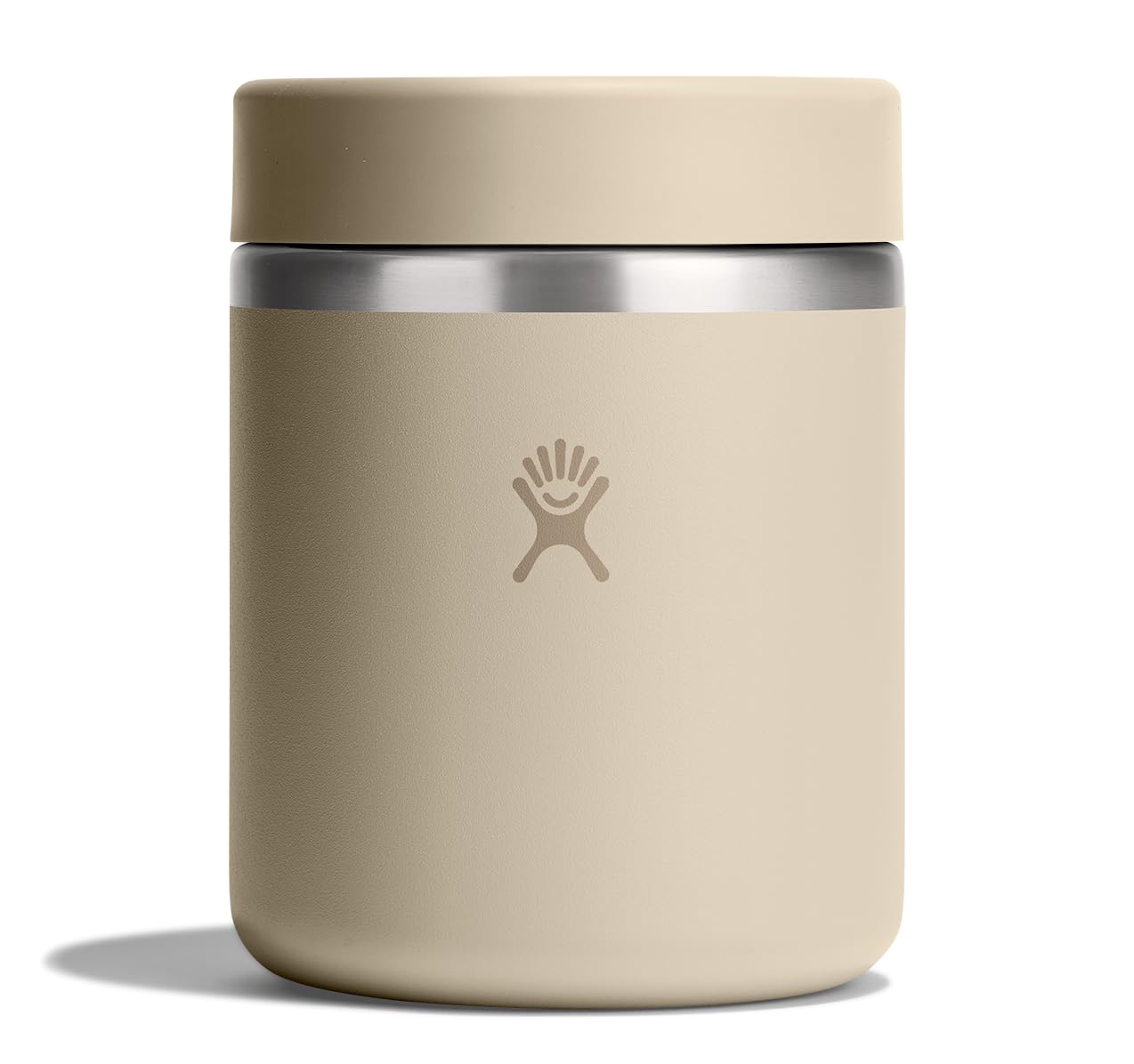 Hydro Flask Food Jar - Insulated Stainless Steel, Snack Travel Container for Hot Food & Soup 28 Oz Oat Tan
