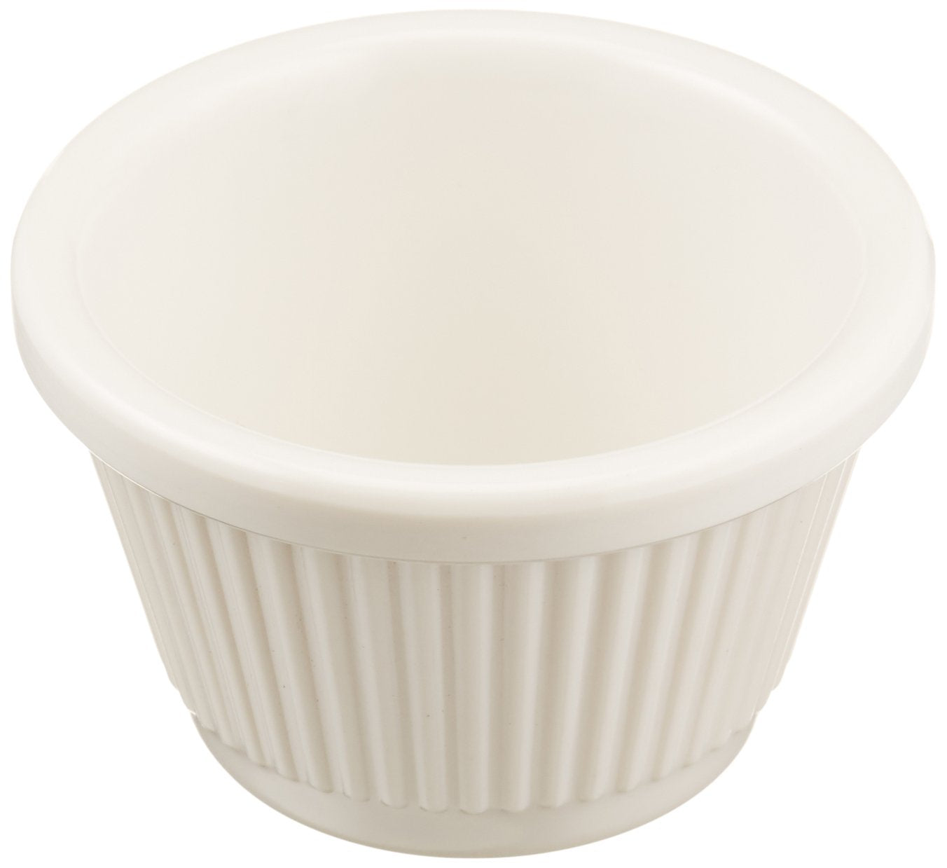 Winco Fluted Ramekins, 1.5-Ounce, Bone - 12 Pieces