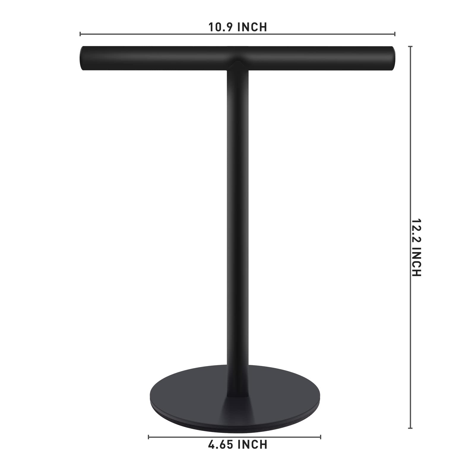 T-Shape Hand Towel Holder - Standing Hand Towel Rack For Bathroom Or Kitchen Countertops, With Sus304 Stainless Steel Matte Blac