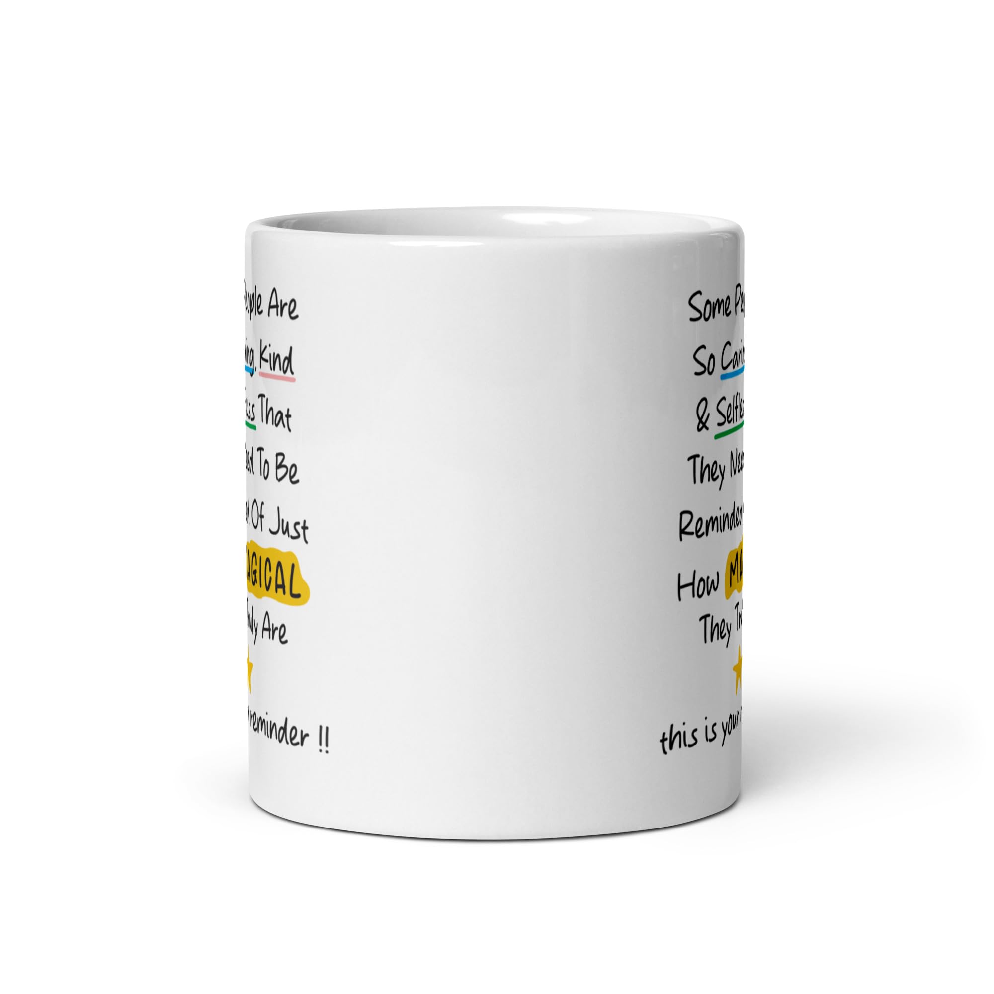 Visibee This Is Your Reminder Mug - Friendship Gift, Thank You Gift, For Best Friend, Positivity - 350Ml Ceramic Coffee Mug