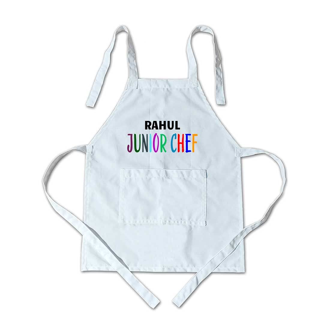 Nutcase Personalized Apron With Name For Kids Customized Aprons For Children Boys Girls For Baking Cooking  Junior Chef