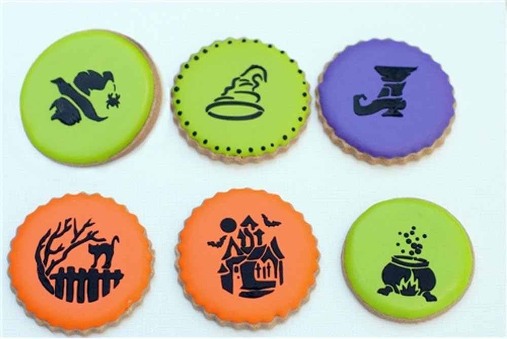 Large Halloween Cookie Stencil Set By Designer Stencils
