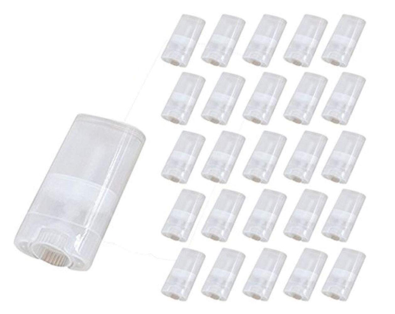 Wholesale 15Ml Bpa Free Transparent Empty Plastic Oval Deodorant Containers Lipstick Tubes Tube Bottles For Chapstick Homemade L