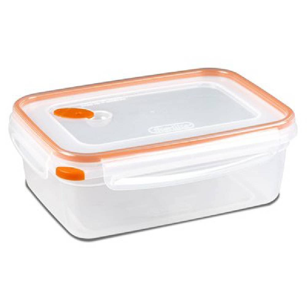 Sterilite Food Storage Containers, 8.3 Cup, Orange