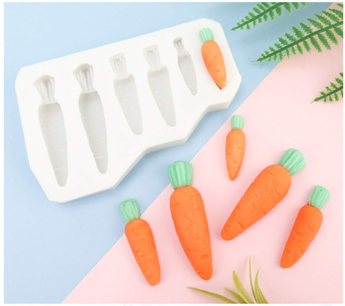 Qtmy Carrot Easter Silicone Molds For Resin Chocolate