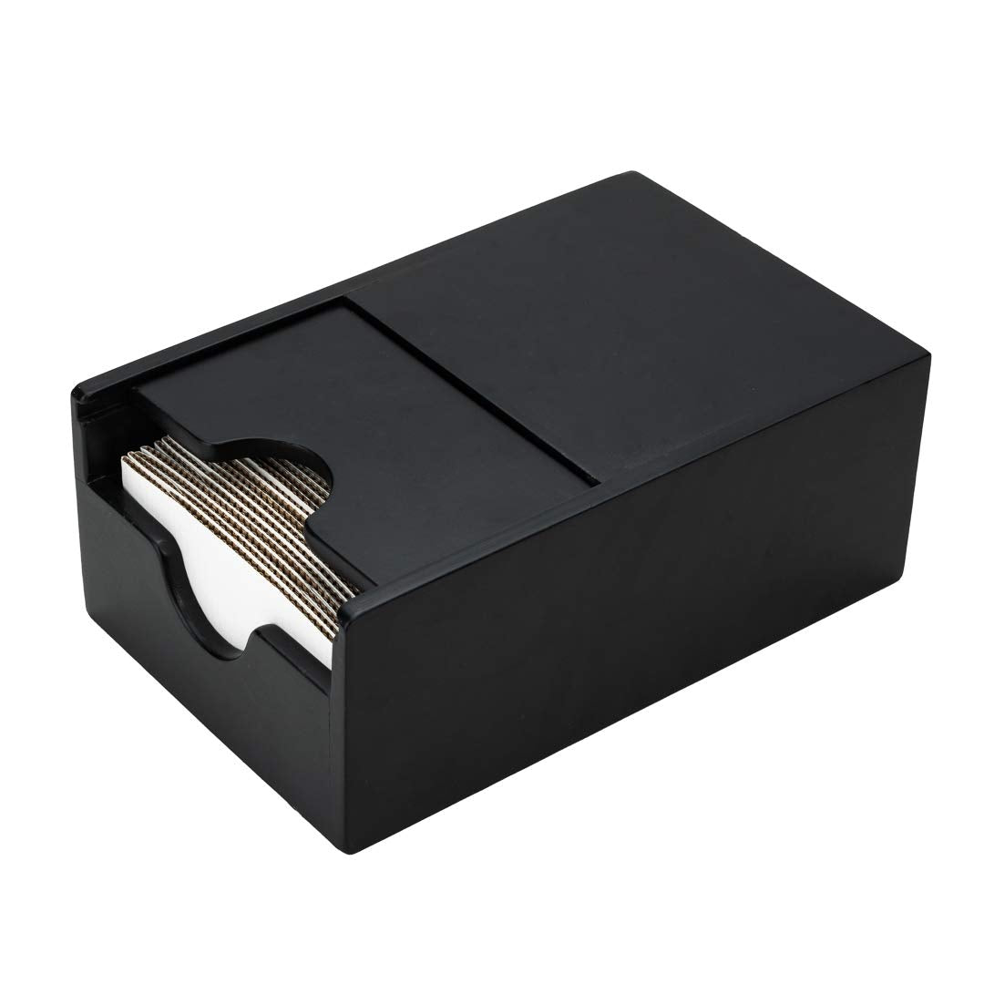 Restaurantware Restpresso 9.5 X 6 X 3.75 Inch Coffee Cup Sleeve Dispenser 1 Compact Coffee Sleeve Holder - Spring-Loaded Design