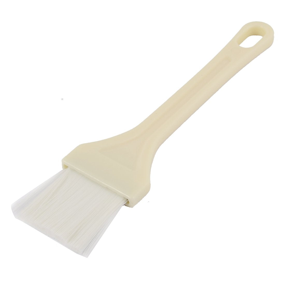 Uxcell Cookware Plastic Handle Pastry Basting Brush 18Cm Length Beige White