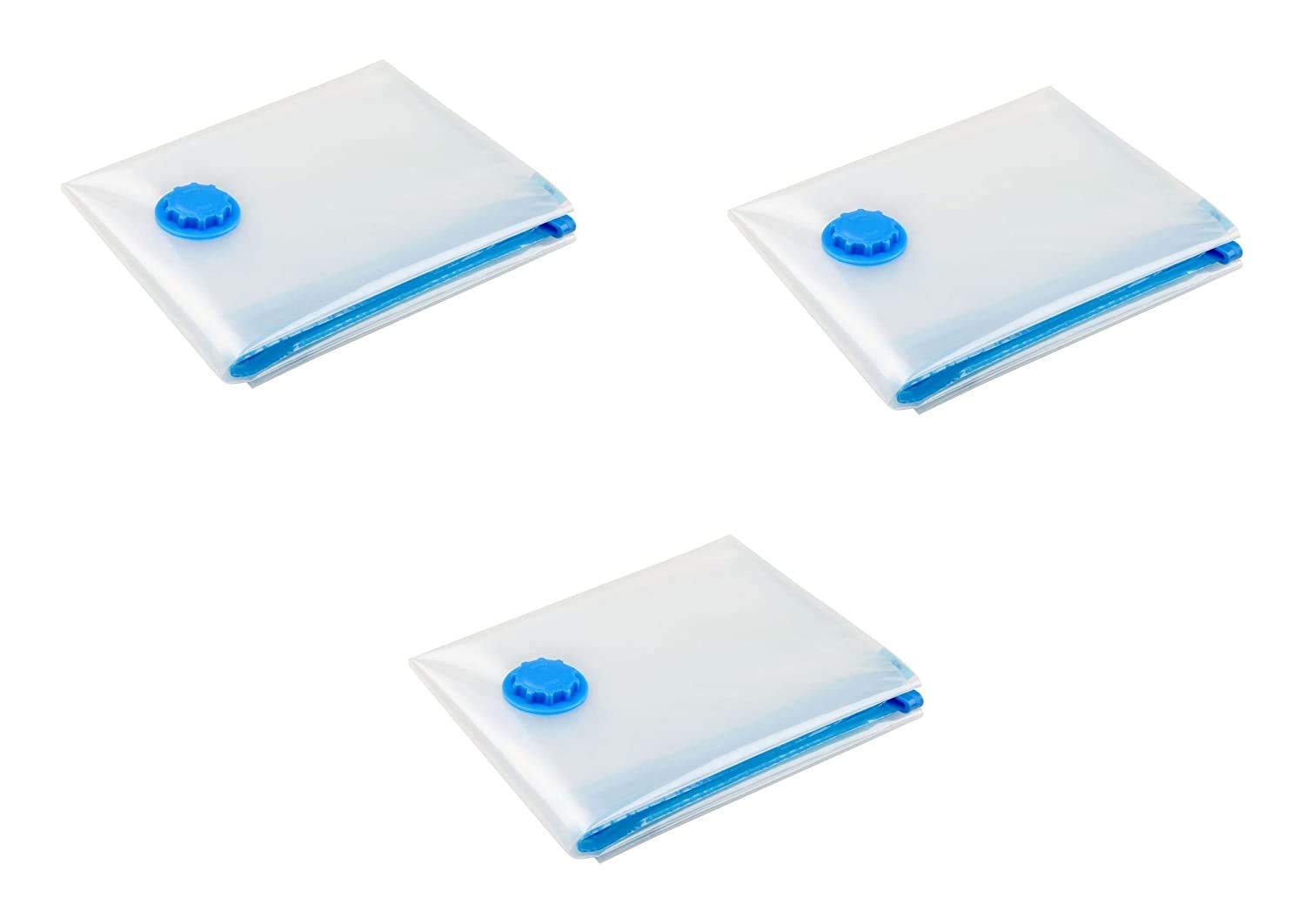Birud Reusable Vacuum Storage Space Saver Compression Sealer Bags For Clothes, Quilts, Blankets, Pillows Comforters For Travel S