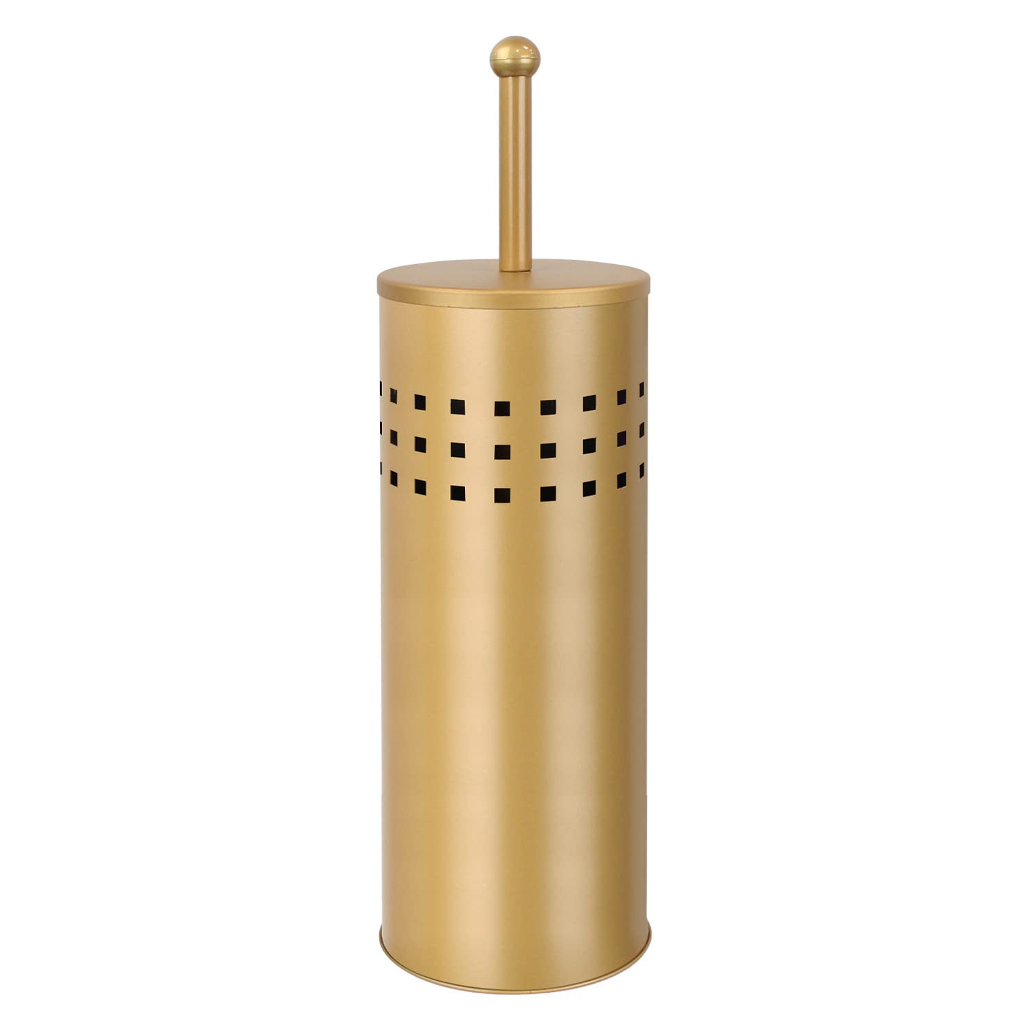 Blue Donuts Toilet Plunger With Holder For Bathroom, Multi Drain Suitable Also For Bathtubs, Quick Dry, Gold