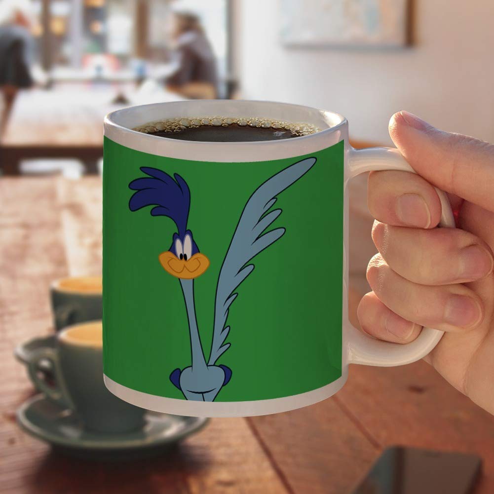 Graphics & More Looney Tunes Road Runner Ceramic Coffee Mug, Novelty Gift Mugs For Coffee, Tea And Hot Drinks, 11Oz, White