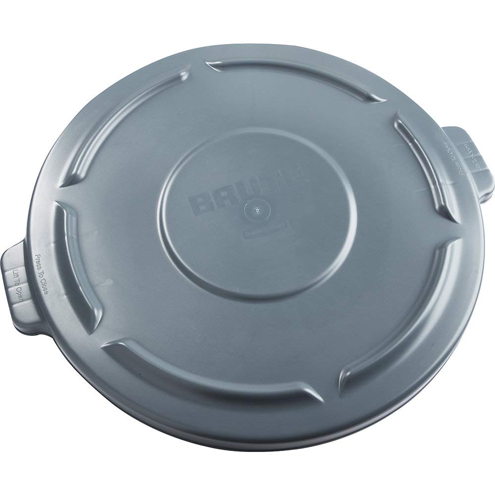 Rubbermaid Brute Can Lid For 20 Gallon, Flat Gray