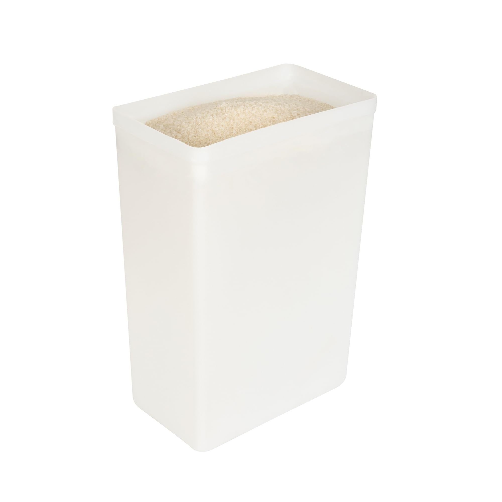Restaurantware 10 gal White Plastic Cup Ingredient Bin