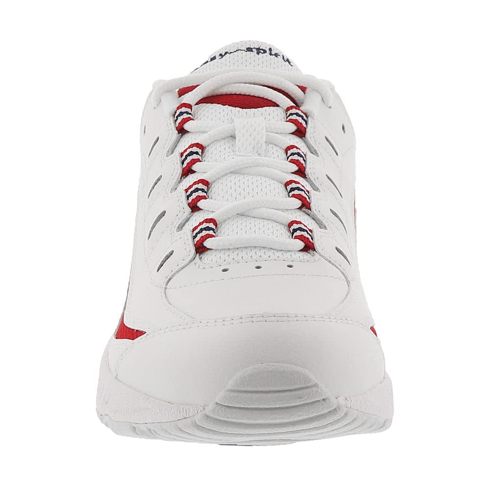 Easy Spirit Womens Romy Sneaker, Whitered, 7 Wide