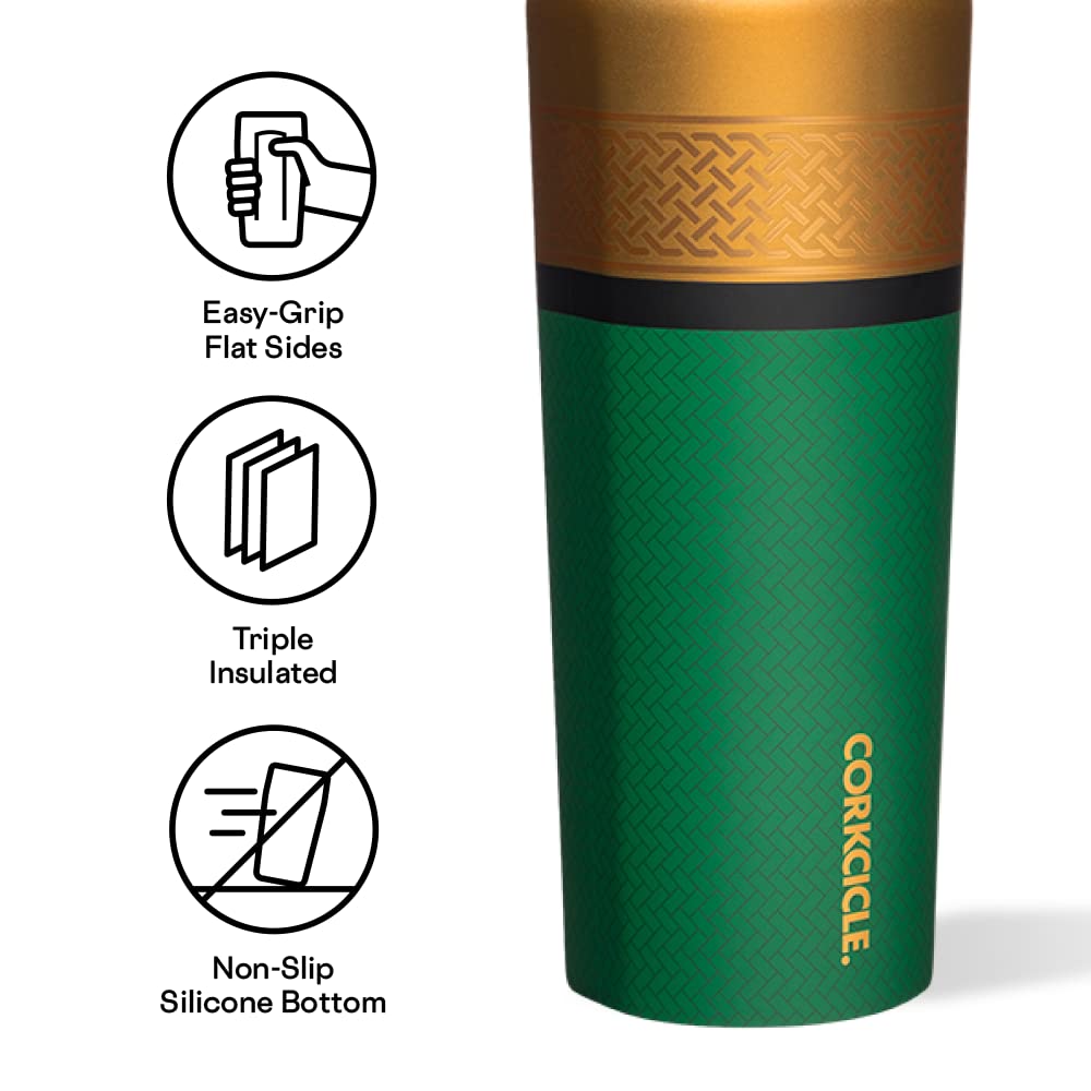 Corkcicle Marvel Loki, Insulated Canteen Travel Water Bottle, Triple Insulated Stainless Steel, Keeps Beverages Cold For 25 Hour