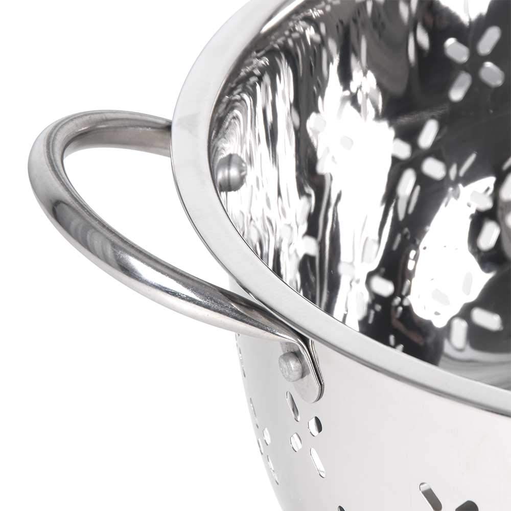 Lindy'S Stainless Steel Colander For Home Kitchen With Handles And Stable Base - For Straining, Steaming, Draining And Rinsing (