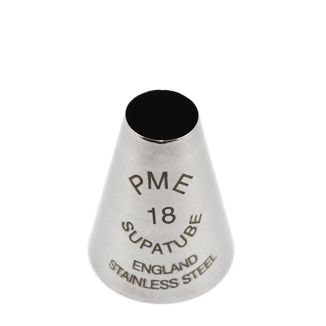 Pme Decorating Tip # 18 Seamless Stainless Steel Pressure Piping Supatube, No. 18