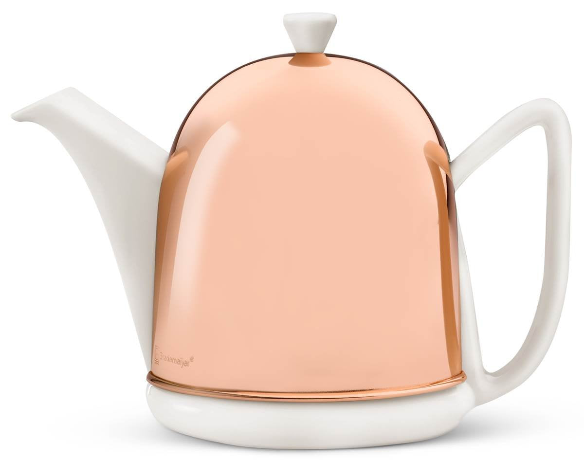 Bredemeijer Cosy 1510Wk Cosy Manto Teapot 1.0 L White Metal Fittings