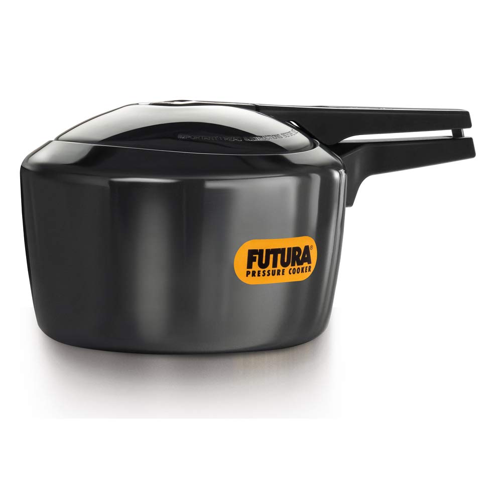 Hawkins Futura 3 Litre Pressure Cooker, Hard Anodised Inner Lid Pressure Cooker, Pan Cooker, Black (Fp30)