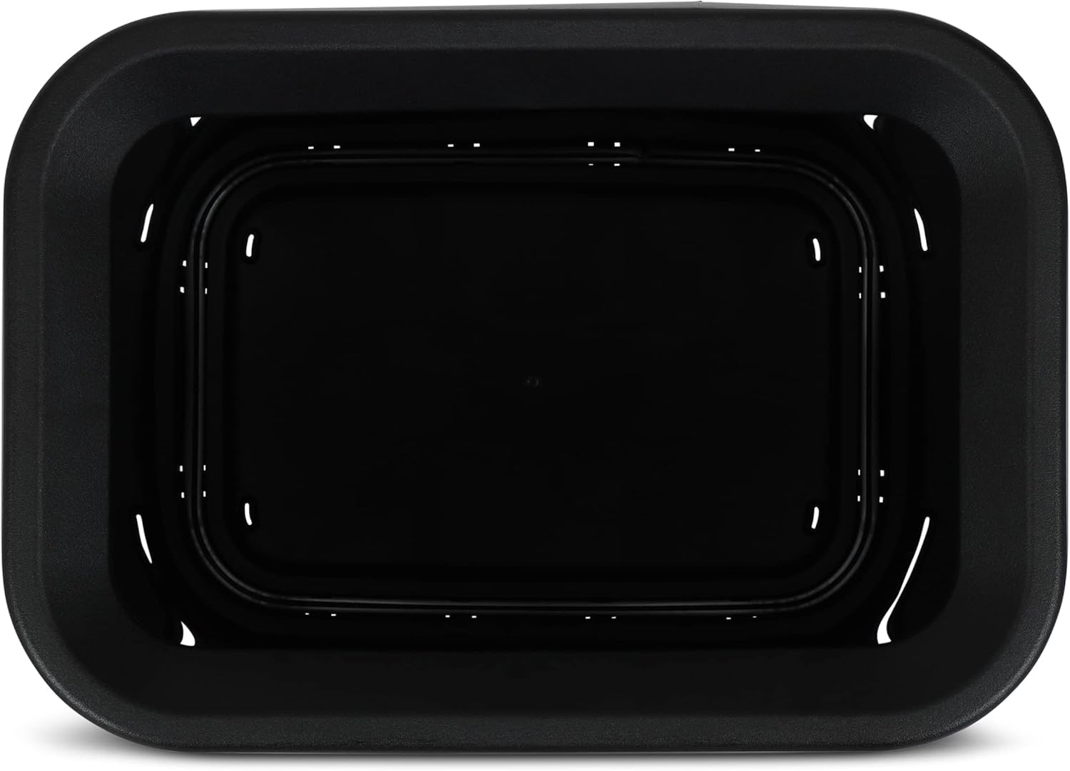 Simpli-Magic 70 Liter / 18.5 Gallon Open Top Trash Can With Stainless Steel, Sleek Finish, Rectangle