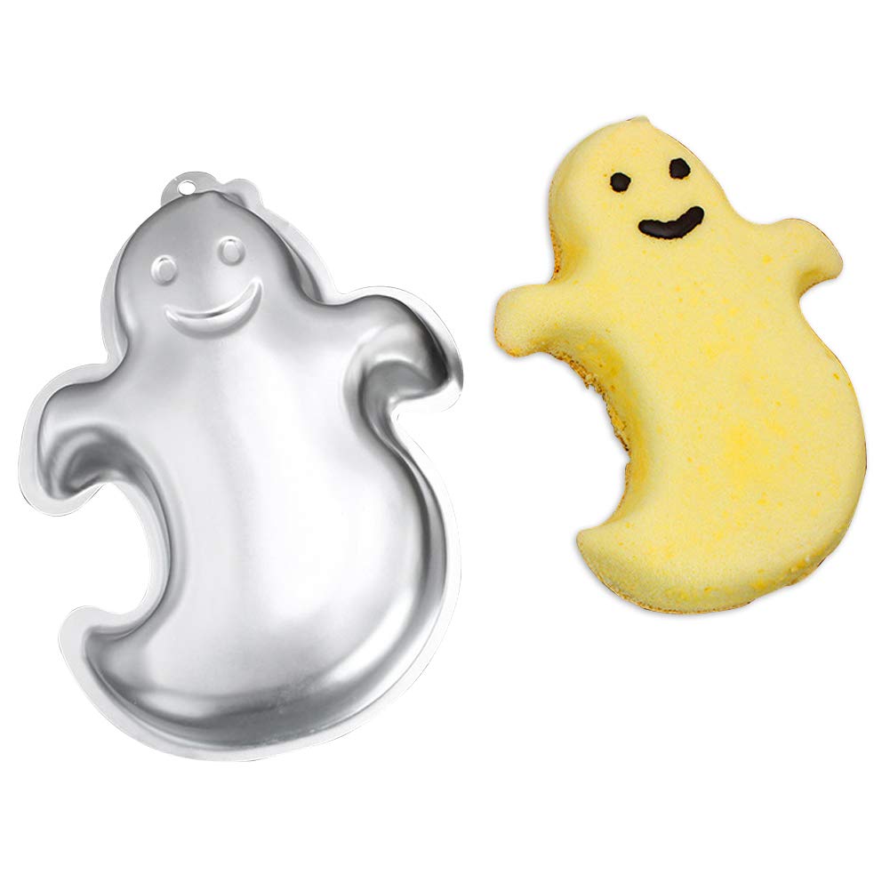 Ghost Cake Pan, Cake Pan Aluminum 3D Cake Mold Baking Mould Tin (10 Inch )