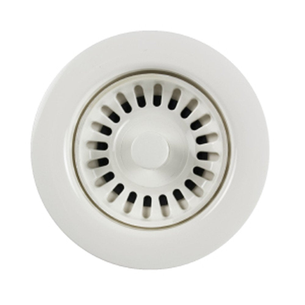Houzer 190-9261 Sink Strainer For 3.5-Inch Drain Openings, White
